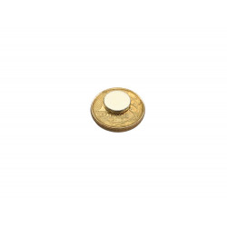 Ímã de neodímio 10x1,5 mm - N42